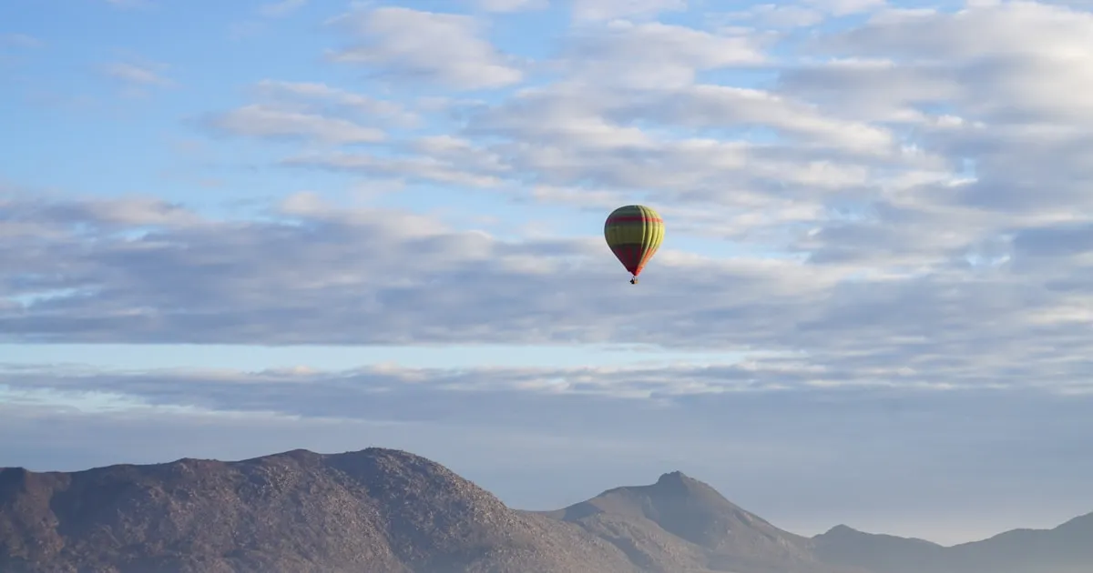 Atlas Mountains from Above: A Balloon Experience